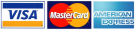 Online payments: Visa, Mastercard, American Express