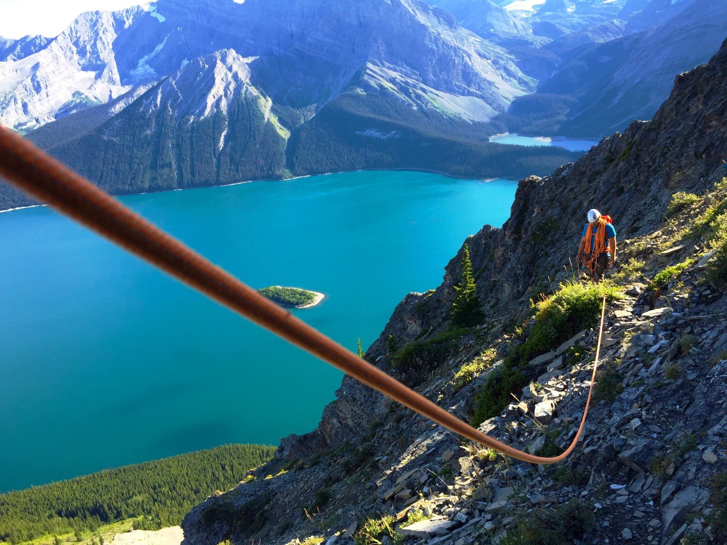 canmore climbing mount indefatigable - joy