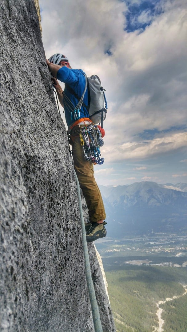 canmore climbing eeyore's tail EEOR