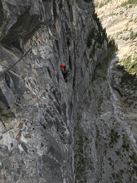 canmore climbing tall story, echo canyon