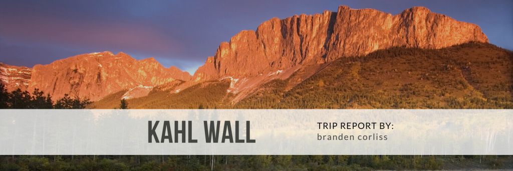 Kahl Wall Trip Report - A fun day on Yamnuska