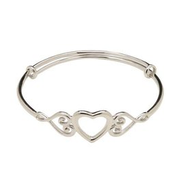 Pearl Necklace With Cross For Baby O Bangle Heart Adjule Sterling Silver Infant Bracelet