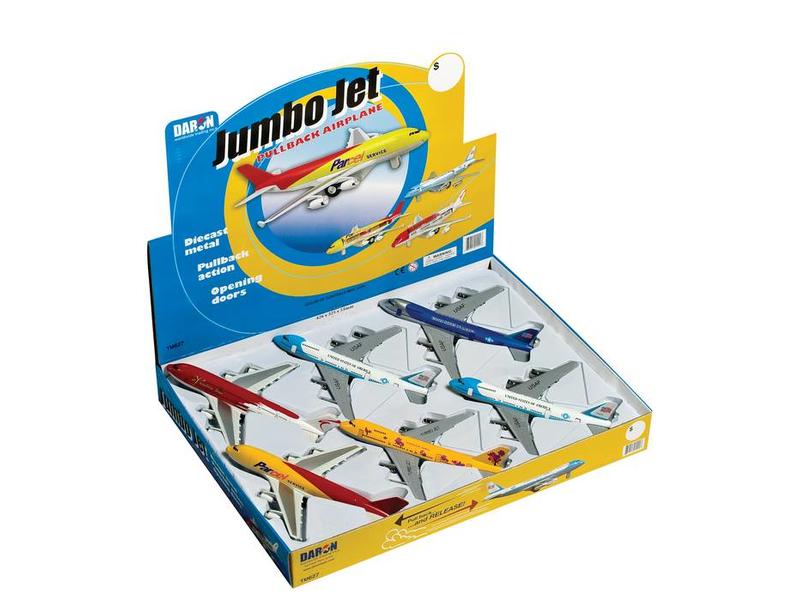 Jumbo Jet Pullback Toy