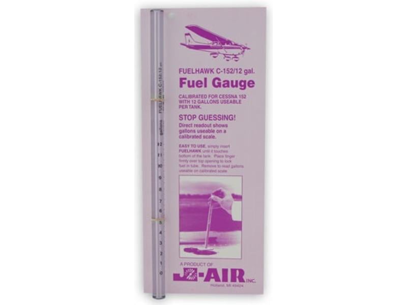 Fuel Gauge: C152 Fuelhawk 12 Gallons