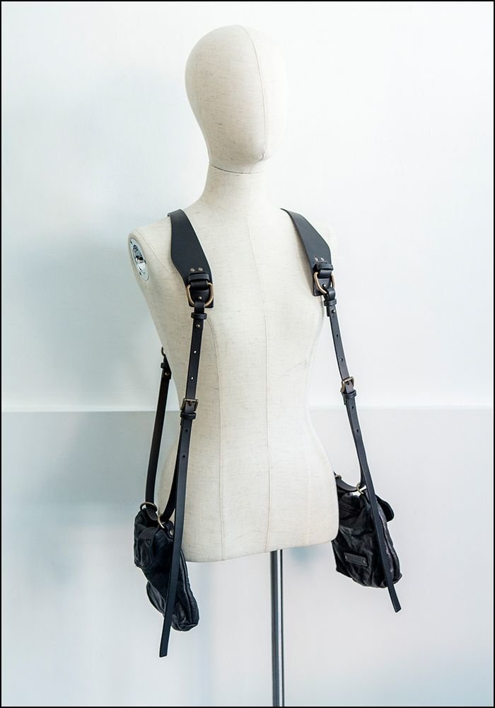 Harness Pouch Bag December Thieves Teo Ng Double Pouch Shoulder Harness Bag