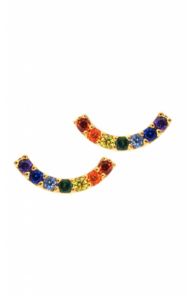 Tai Jewelry Rainbow Arc Post Mint Major Tai Jewelry Rainbow Arc Post