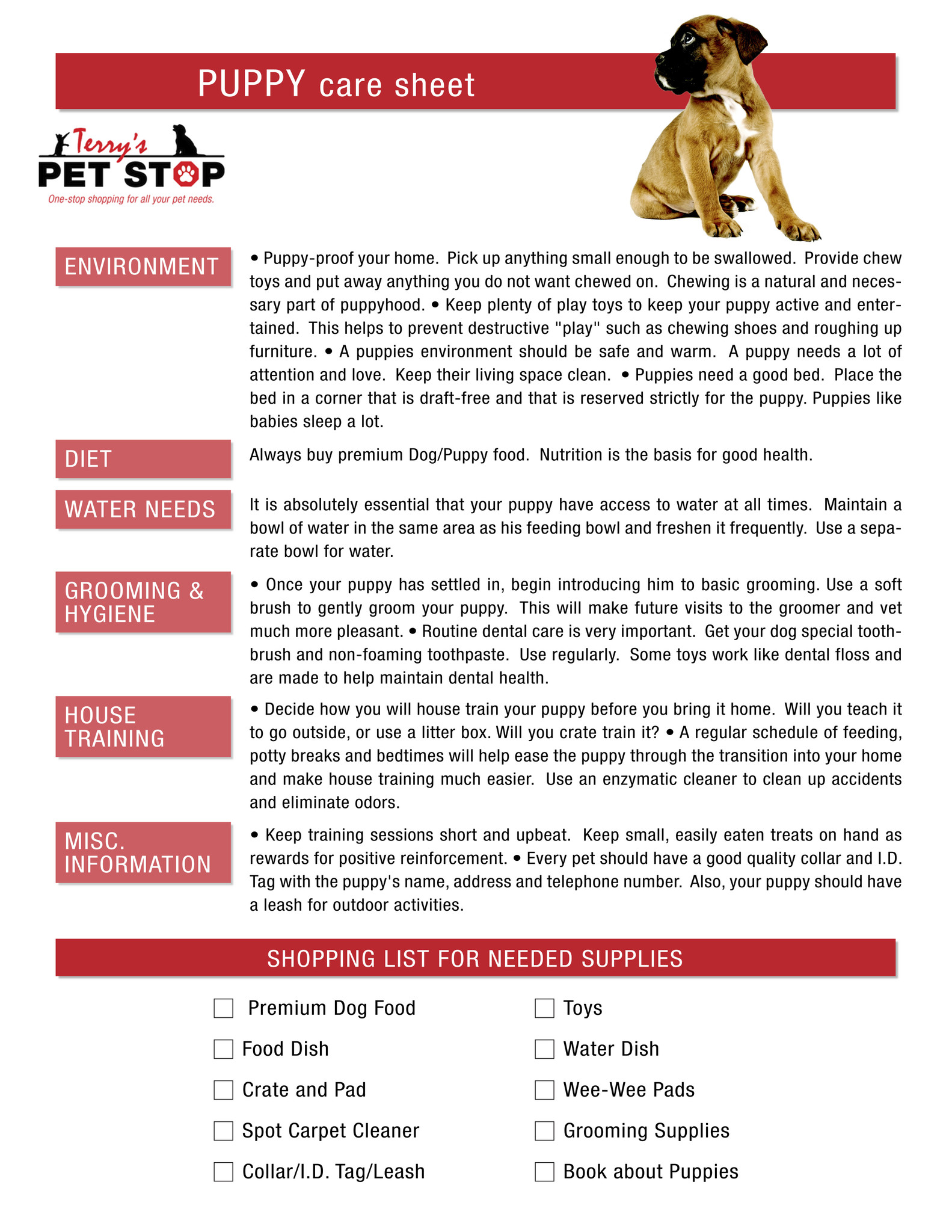 pet care sheets morris plains nj terry s pet stop