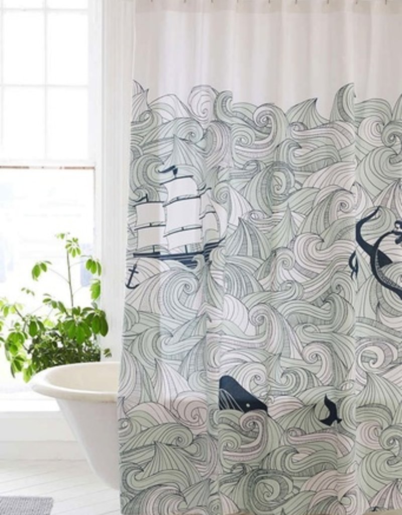 Danica Studio Shower Curtain Odyssey Rambles Kitchen Home Gifts Danica Studio Shower Curtain Odyssey