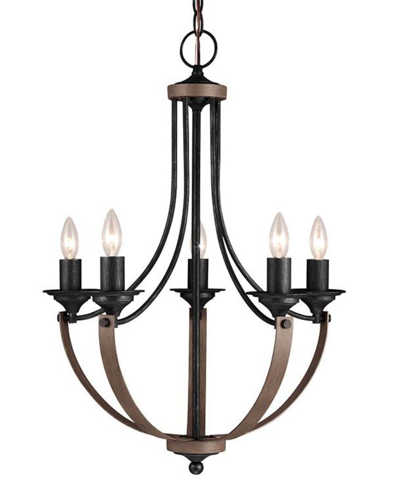 Corbeille 5 Light Chandelier Hilltop Interiors Seagull Lighting Sea Gull Corbeille 5 Light Chandelier
