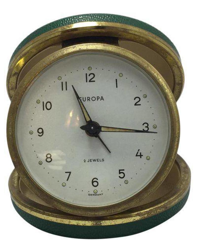 Vintage Belgian Travel Alarm Clock James Reid Home Antiquities Vintage Belgian Travel Alarm Clock
