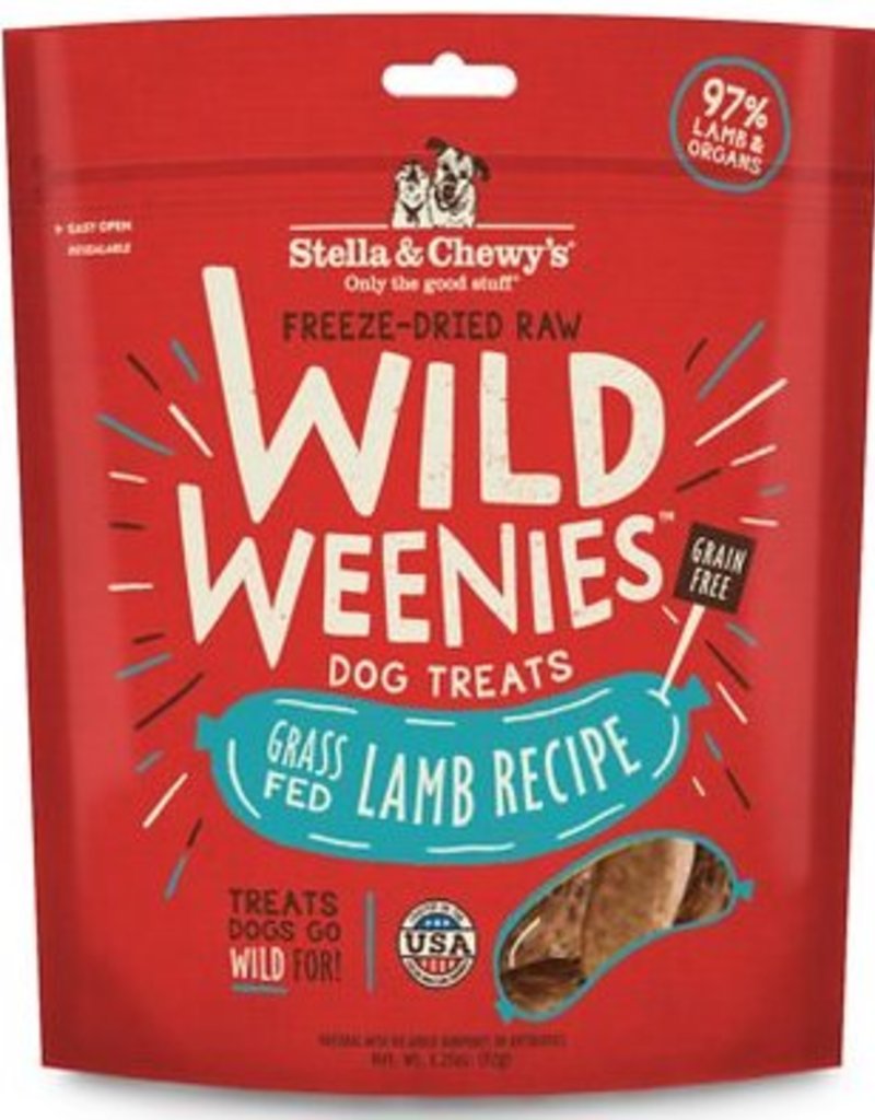Stella and Chewy's Wild Weenies Lamb Recipe 3.25oz Bag of Bones