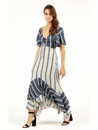Cleobella Genesis Dress in Polka Dot Stripe Cleobella Genesis Dress in Polka Dot Stripe