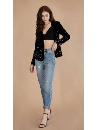Donna Mizani Stardust Blazer in Black Donna Mizani Stardust Blazer in Black