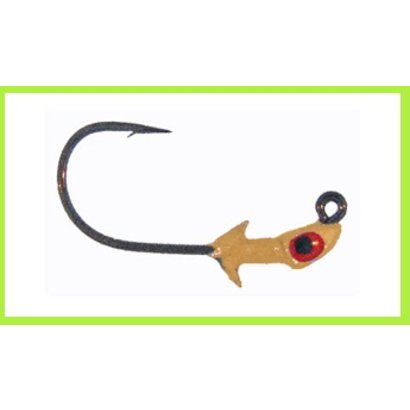 Bass Assassin PEJ14001 Pro Elite Jighead 1/4oz 3Ct Lead/red Eye