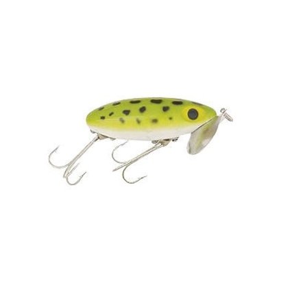 Arbogast Jitterbug 5/8oz Frog/White