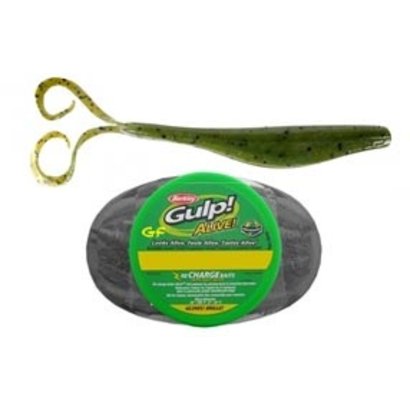 Berkley fishing Berkley Gulp Alive softbait 5 inch Crazy Legs Jerkshad Watermelon