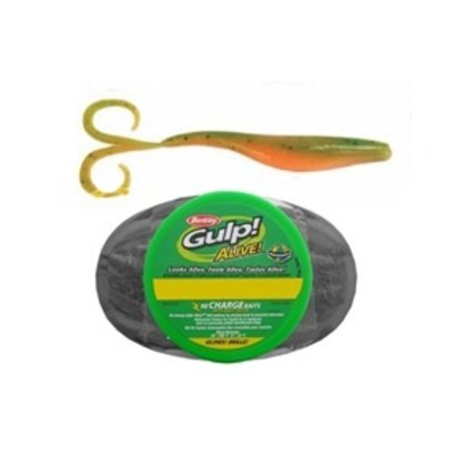 Berkley fishing Berkley gulp softbait Alive 5 inch Crazy legs Lime Tiger