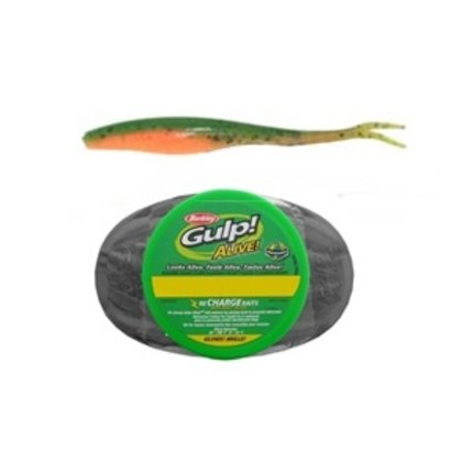 Berkley fishing Berkley gulp softbait Alive 6 inch Jerk shad Lime tiger