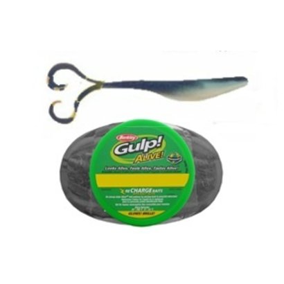 Berkley fishing Berkley gulp alive softbait Crazy legs 5 inch Sapphire Shine