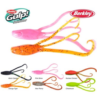 Berkley fishing Berkley Gulp 6 inch squid vicious New penny softbait
