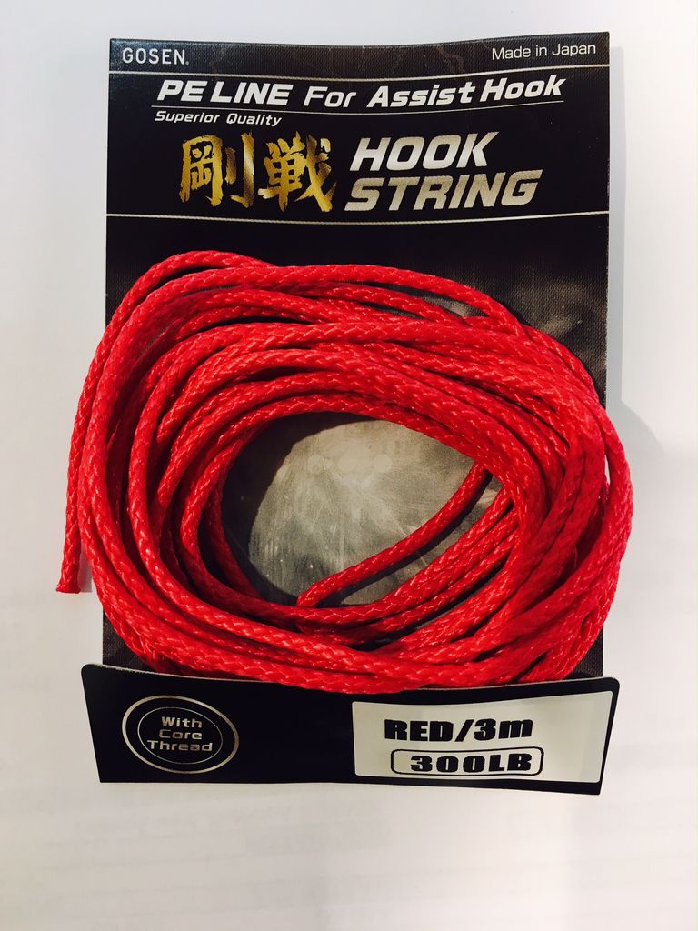 Gosen fishing line Gosen PE Jigging assist cord 3m 250lb GoFish Tackle