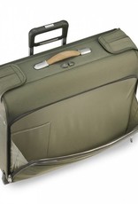 Briggs Riley U176 7 Olive Deluxe Wheeled Garment Bag Capital Briggs Riley U176 7 Olive Deluxe Wheeled Garment Bag