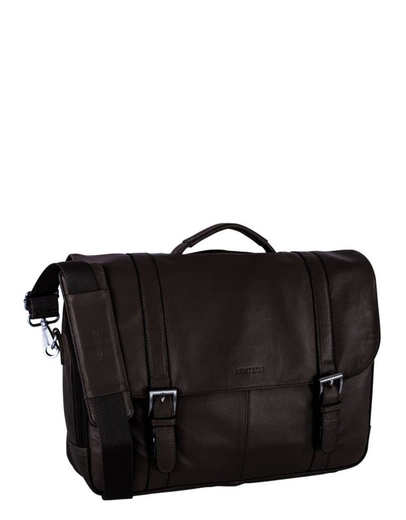 Nxt 1027 Leather Computer Case Capital City Luggage Nextech Nxt 1027 Leather Computer Case