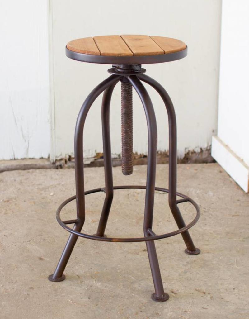 Adjule Bar Stool With Recycled Wood Rustic Finish Jd S All Adjule Bar Stool With Recycled Wood Rustic Finish