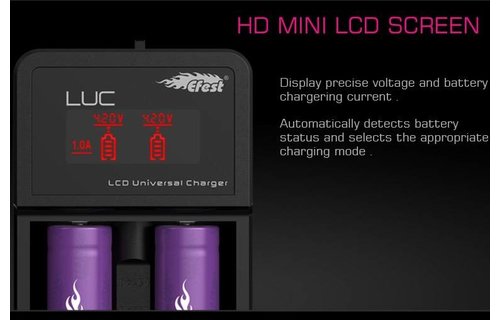 Efest: Luc V2 Dual Battery Charger Efest: Luc V2 Dual Battery Charger