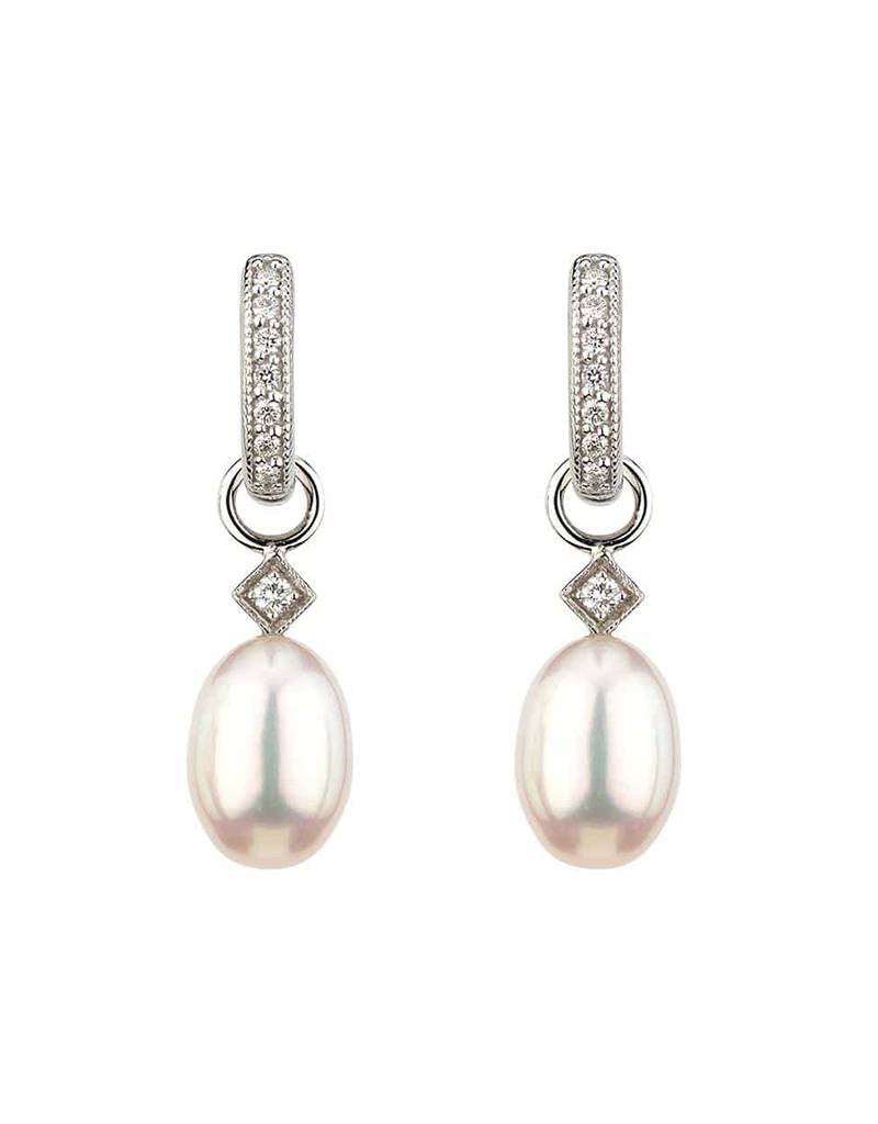 Jude Frances Pearl Briolette Earring Charms Saffron Jewelry Jude Frances Pearl Briolette Earring Charms