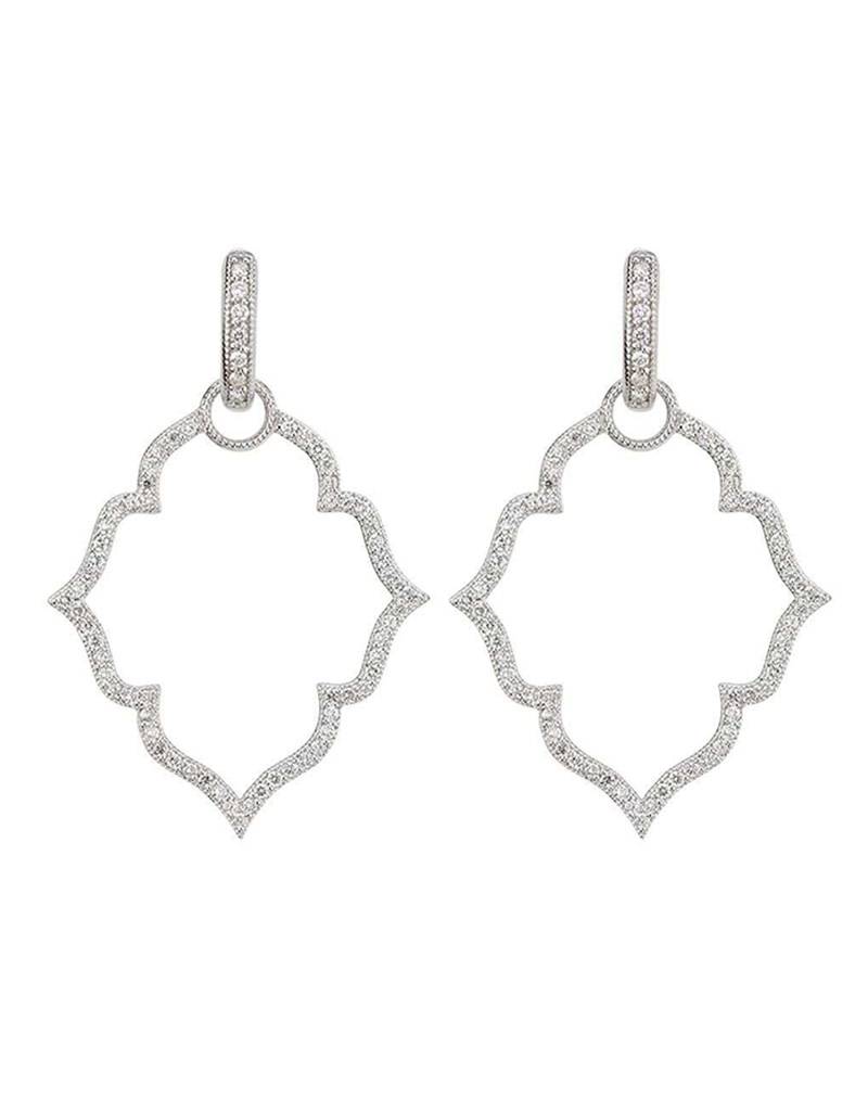 Jude Frances Mice Flower Pave Earring Charm Frames Saffron Jewelry Jude Frances Mice Flower Pave Earring Charm Frames