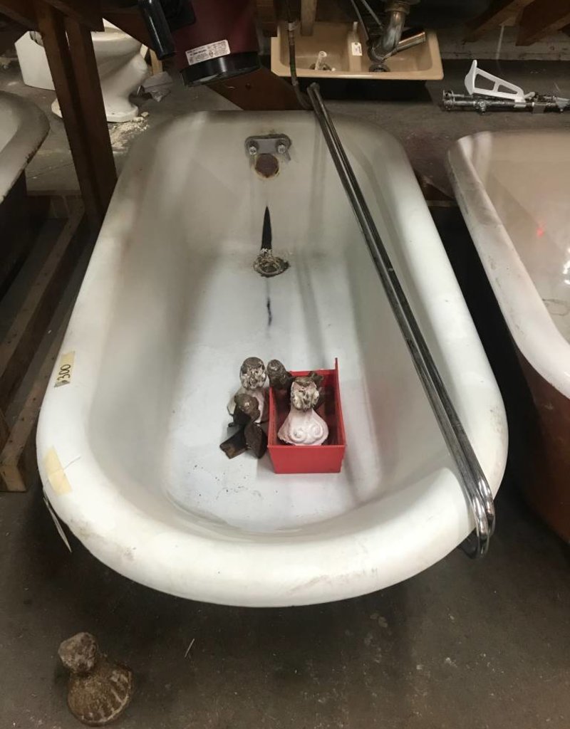 Cast Iron Bathtub Razed Found R F Clawfoot Cast Iron Bathtub
