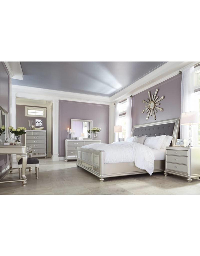 Cayne 6 Piece Bedroom Set Queen Sleigh Bed Livin Style Furniture Ashley Furniture Cayne 6 Pc Queen Bedroom Set