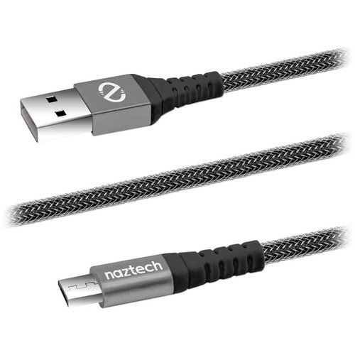Naztech Naztech Micro-USB Braided Cable - 4 feet Naztech Naztech Micro-USB Braided Cable - 4 feet
