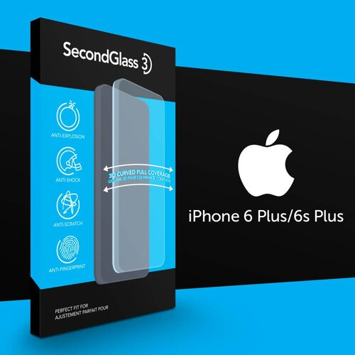 Second Glass Second Glass 3D pour iPhone 6+ / 6S Plus Second Glass Second Glass 3D pour iPhone 6+ / 6S Plus