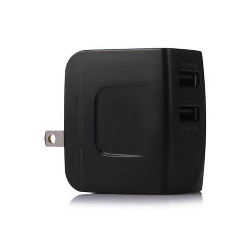 Chargeur mural Remax double USB 3.4A - Noir Chargeur mural Remax double USB 3.4A - Noir