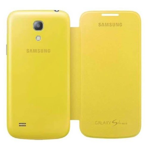 Samsung S4 Mini Flip Cover - Jaune Samsung S4 Mini Flip Cover - Jaune
