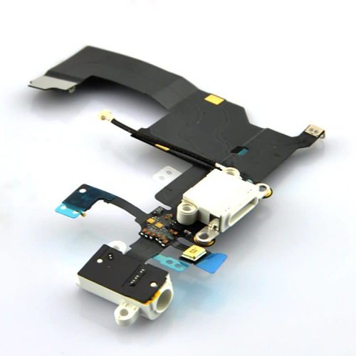 iPhone 5 - Prise de chargement de remplacement - Blanc iPhone 5 - Prise de chargement de remplacement - Blanc