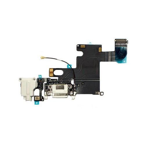 iPhone 6S - Prise de chargement de remplacement - Blanc iPhone 6S - Prise de chargement de remplacement - Blanc