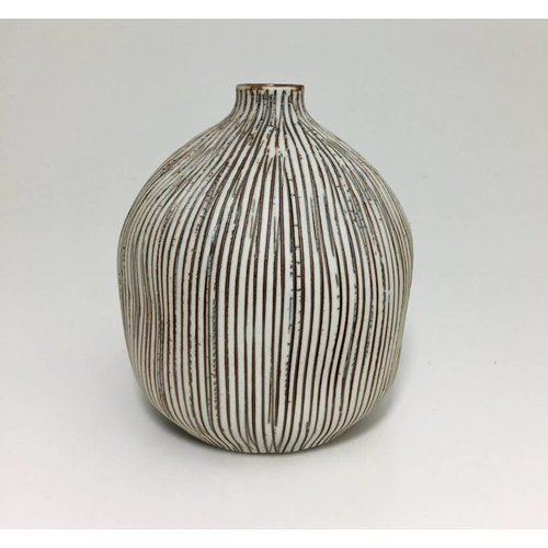 Brown Striped Tiny Weed Vase Brown Striped Tiny Weed Vase