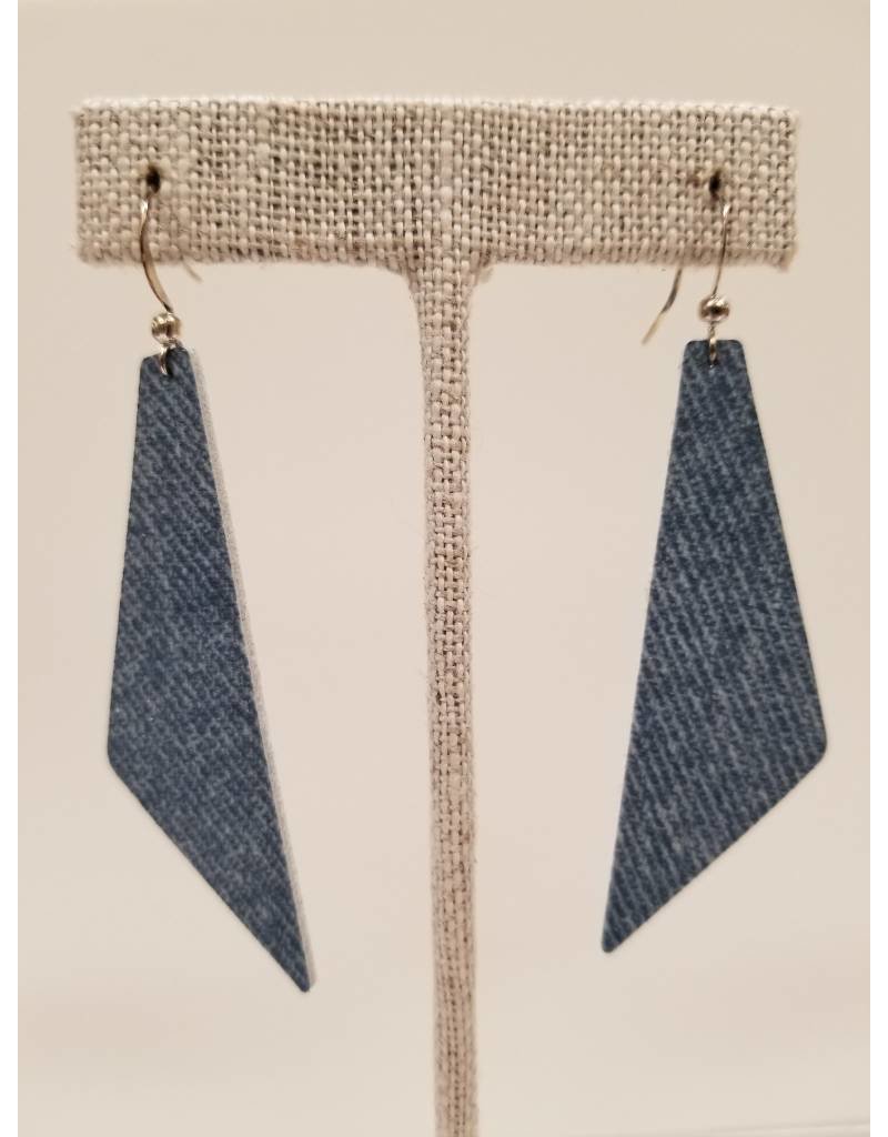 Dream Earrings Denim Coventry Corners Dream Earrings Denim
