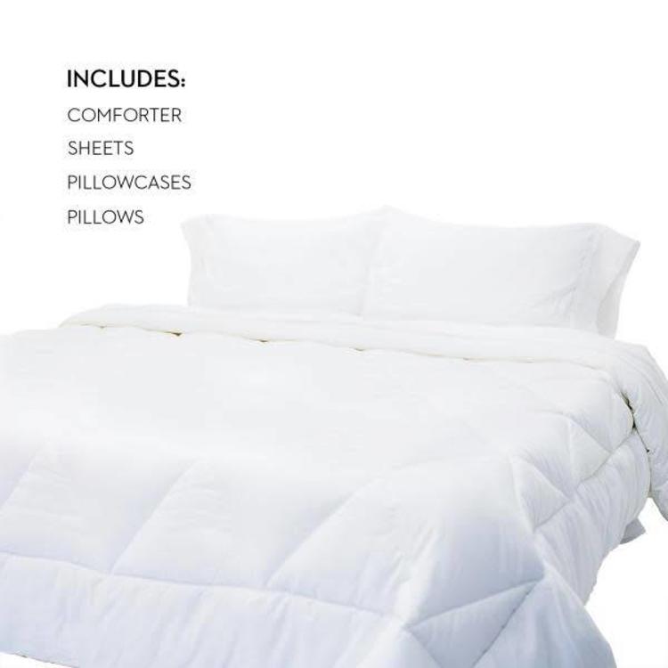 Woven Bed In A Bag California King White Accessories Mattress Woven Bed In A Bag California King White