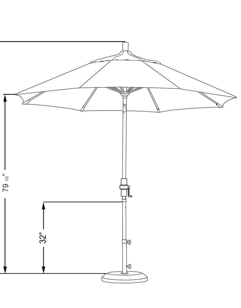 California Umbrella 9 Sun Master Series Patio Louisiana California Umbrella 9 Sun Master Series Patio With Bronze Aluminum Pole Fiberglass