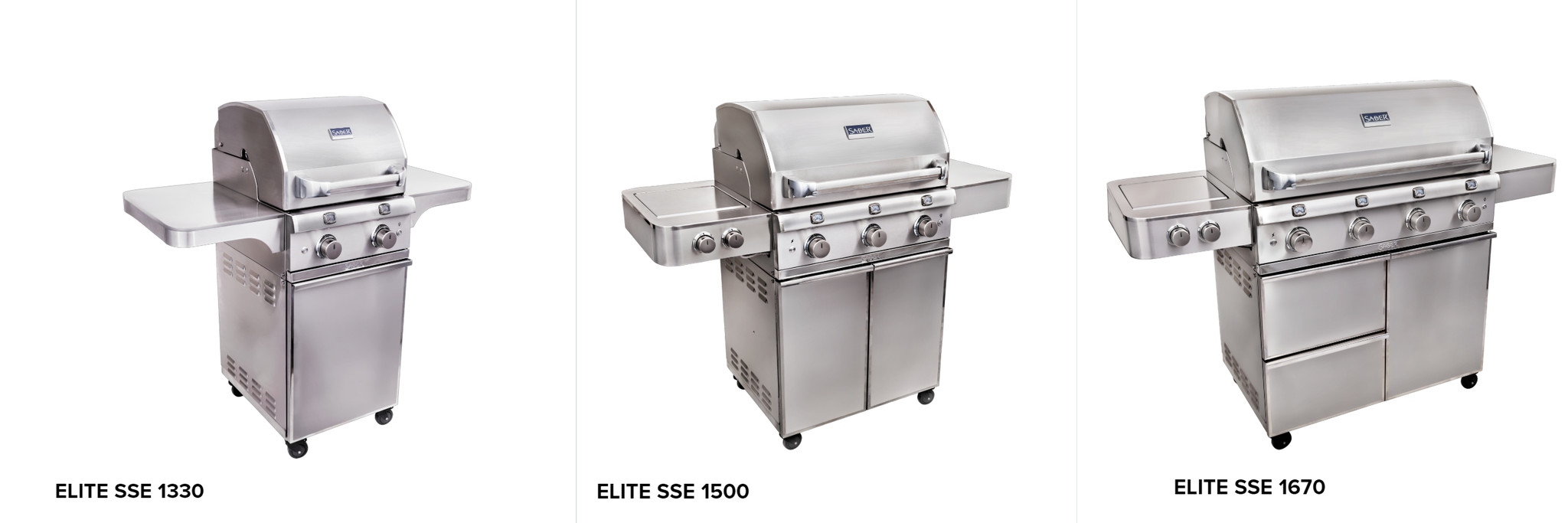 Saber Elite Series Cart Grills