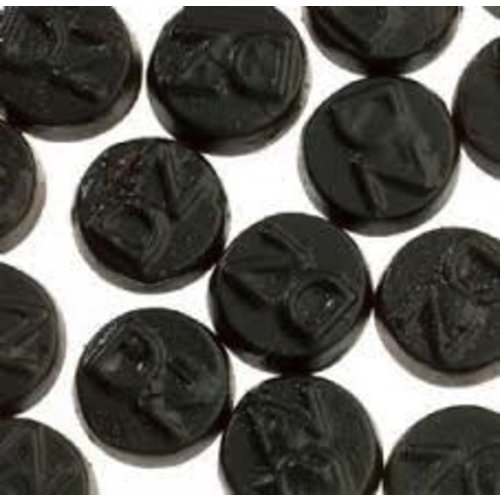 Averys Double Salt Licorice Rounds 4 Oz Averys Double Salt Licorice Rounds 4 Oz