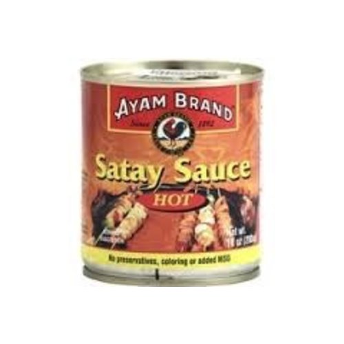 Ayam Ayam Satay Peanut Hot Sauce 10 Oz Can Ayam Ayam Satay Peanut Hot Sauce 10 Oz Can