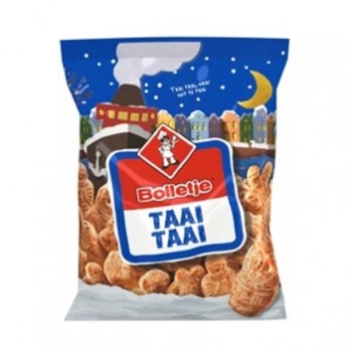 Bolletje Bolletje Mini Taai Taai Shapes Bag 12 oz bag Bolletje Bolletje Mini Taai Taai Shapes Bag 12 oz bag