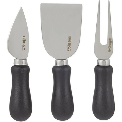 Boska Boska cheese set for all cheeses 3 pc & glass board Boska Boska cheese set for all cheeses 3 pc & glass board