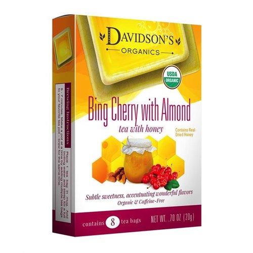 Davidsons Davidsons Bing Cherry w/Almond Tea 8 ct Davidsons Davidsons Bing Cherry w/Almond Tea 8 ct