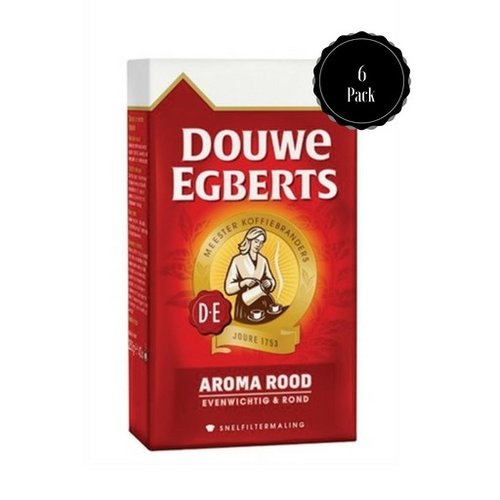 Douwe Egberts Douwe Egberts Aroma-Rood Coffee 8.8 oz 6 Pack Douwe Egberts Douwe Egberts Aroma-Rood Coffee 8.8 oz 6 Pack